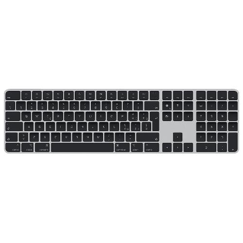 Apple Tastiera computer MAGIC KEYBOARD Touch Id Black e Gray MMMR3T A