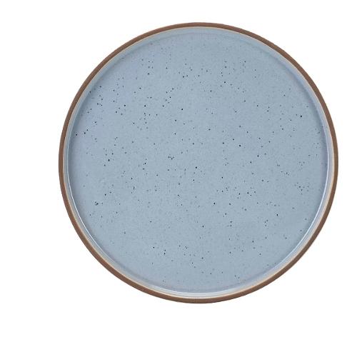 Fade Piatto piano Stoneware (27cm) BISCUIT BLUE Azzurro 55811
