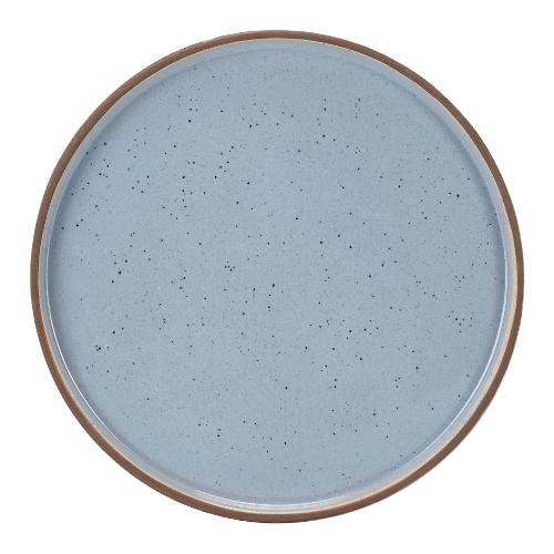 Fade Piatto piano Stoneware (30cm) BISCUIT BLUE Azzurro 55814