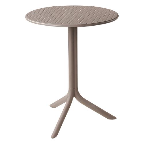 Nardi Tavolo da esterno polipropilene STEP Fisso Tortora (60,5x40cm) 40056 10 000