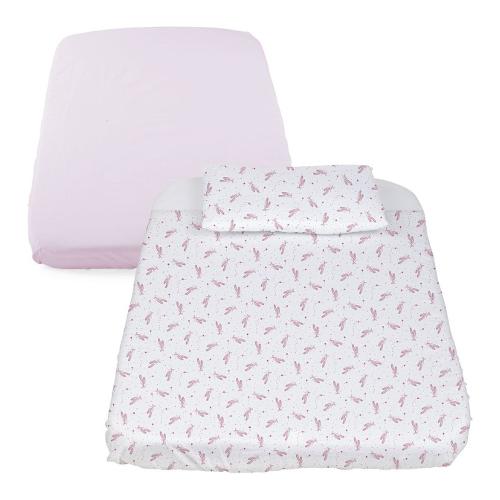 Chicco Set lenzuola culla 3 pz NEXT2ME Pink ballet 09 10833 110 990