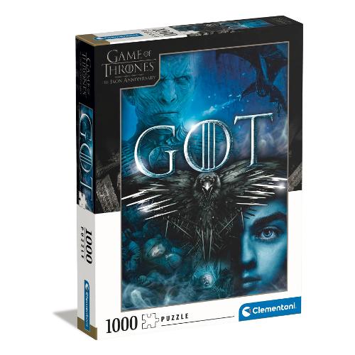 Clementoni Puzzle 1000 pz 12a+ (50x69cm) GAME OF THRONES 39589