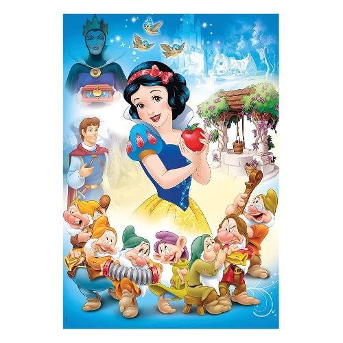 Clementoni Puzzle 3 x 48 pz Tris Supercolor 5-6a (32x22cm) DISNEY PRINCESS 25211