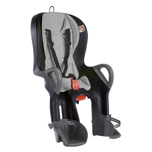 Okbaby Seggiolino bici posteriore reclinabile a telaio 22 Kg 10+ Nero e Grigio 722