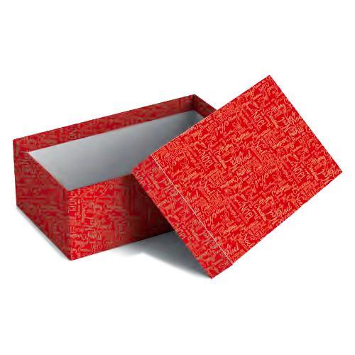 Marpimar Scatola natalizia KRAFT Rosso (28x20x10 cm) 21SCC86