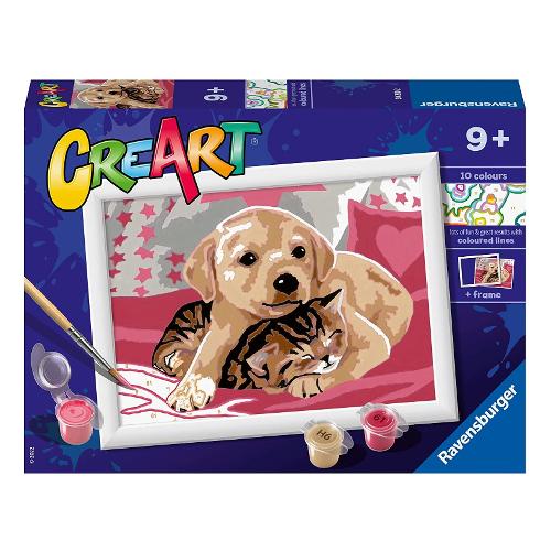 Ravensburger Set per dipingere Amici Sulla Coperta CREART 20210