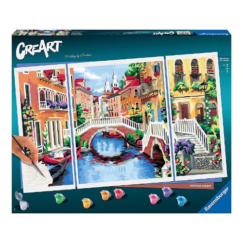 Ravensburger Set per dipingere Trittico Venetian Dreams CREART 20135