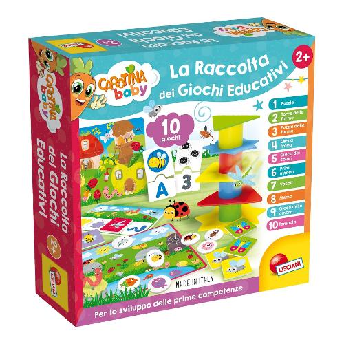 Lisciani Gioco educativo Raccolta Giochi Educativi 24m+ CAROTINA BABY 95117
