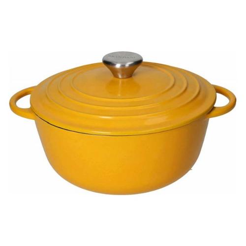 Brandani Casseruola ghisa (22x16cm) Giallo 52573