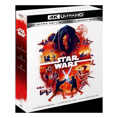 Blu Ray 4K - Star Wars Trilogies Eps. 01 03 (3 Blu Ray Uhd+Blu Ray)  BIS4000402