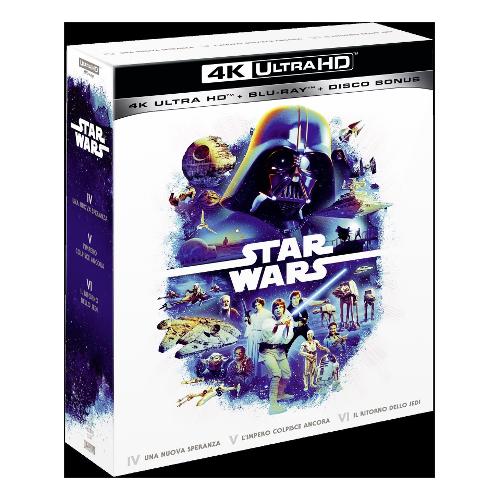 Walt Disney Blu Ray 4K Star Wars Trilogies Eps. 04 06 (3 Blu Ray Uhd+Blu Ray) - Irvin Kershner, George Lucas, Richard Marquand 4000502