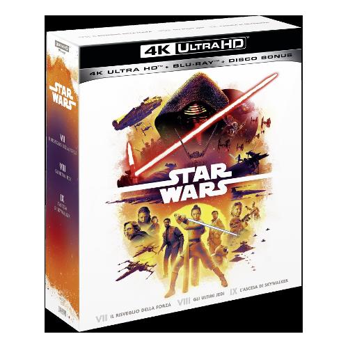 Walt Disney Blu Ray 4K Star Wars Trilogies Eps. 07 09 (3 Blu Ray Uhd+Blu Ray) - J.J. Abrams, Rian Johnson 4000602