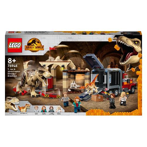 LEGO La Fuga Del T.Rex e Dell'Atrociraptor ( 466 pz ) JURASSIC WORLD 76948