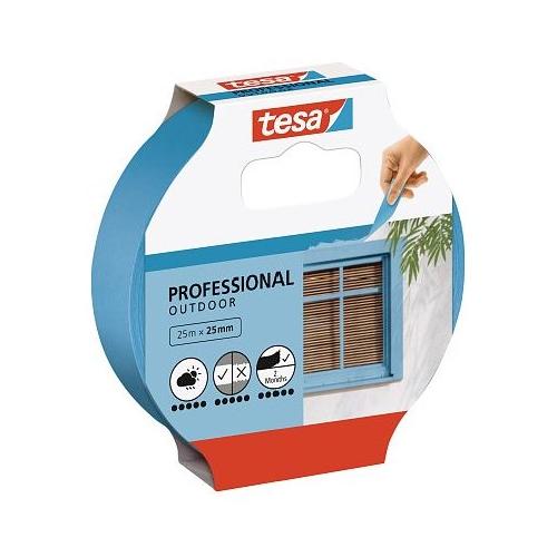 Tesa Nastro mascheratura Professional Outdoor 2,5cm x 25m Blu 56250 00000 02