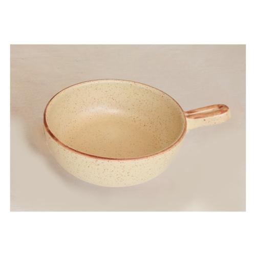 De Silva Casseruola terracotta (27x10cm) RUSTICO Beige filo marrone 013