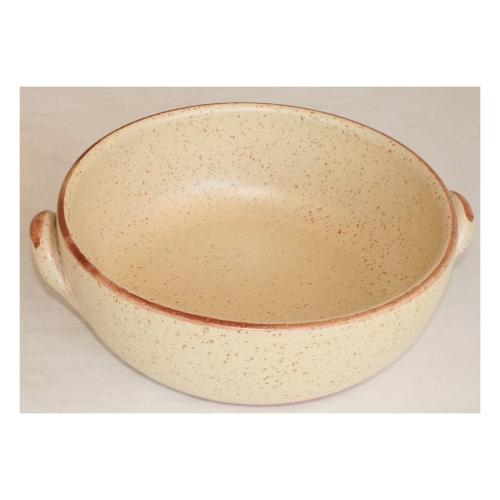 De Silva Casseruola terracotta (15x6cm) RUSTICO Beige filo marrone 002