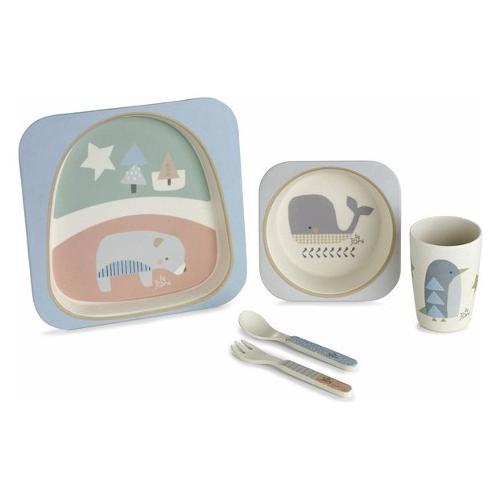 Janè Set pappa 5 pz per microonde Organic 70232 C01