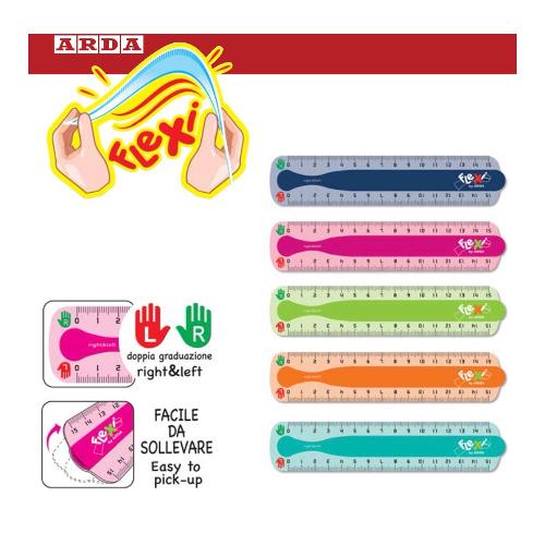 Arda Riga disegno Flessibile (15 cm) FLEXY assortito 115