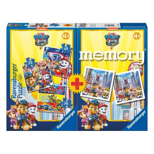 Puzzle MULTIPACK Memory Paw Patrol 1 x 25 pz, 1x36 pz, 1x49 pz 20863