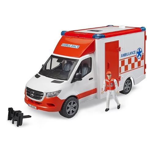 Bruder Ambulanza con Autista scala 1:16 (45,5cm) MERCEDES SPRINTER 02676