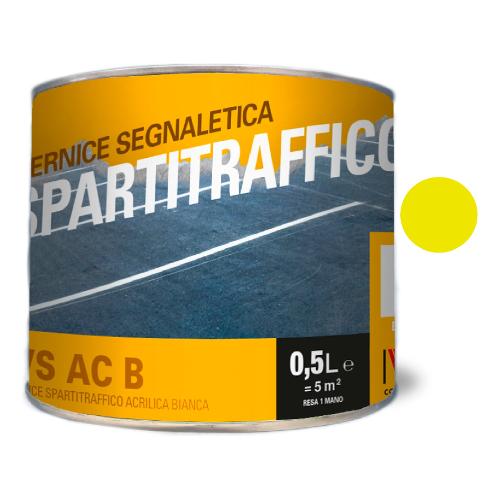 Ivs Vernice spartitraffico per segnaletica giallo barattolo 500 ml IVSACG 500