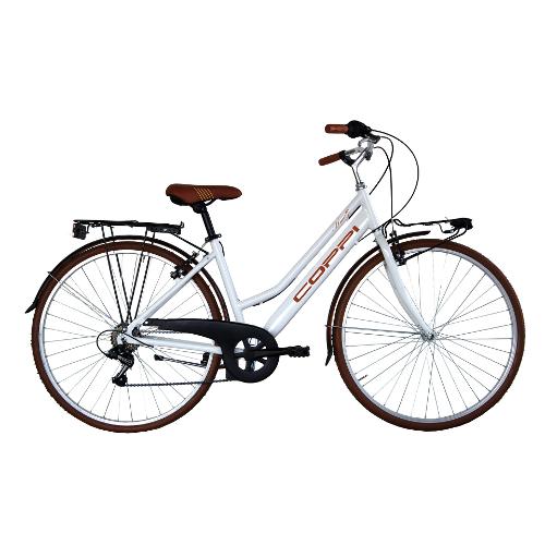 Coppi City Bike ( 6 vel ) 28" AMALFI Alluminio Bianco Tg. 44 CZ1D28206CV44BI