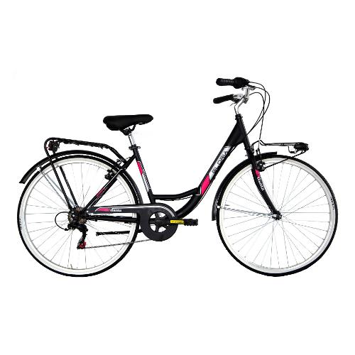 Coppi City Bike alluminio ( 6 vel ) 26" GLORIA Nero WH1L26206