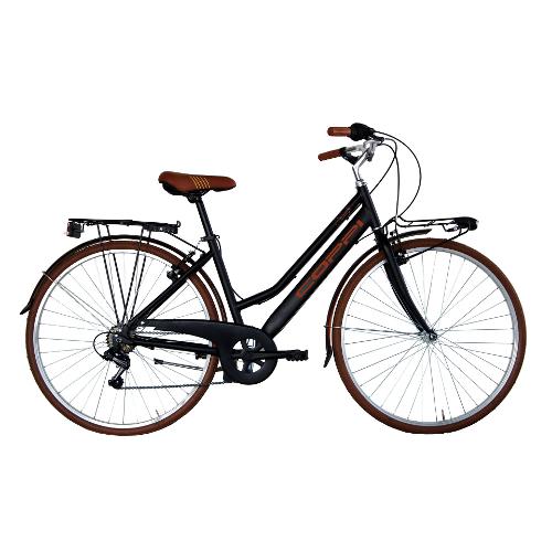 Coppi City Bike ( 6 vel ) 28" AMALFI Alluminio Nero Tg. 44 CZ1D28206CV44NE