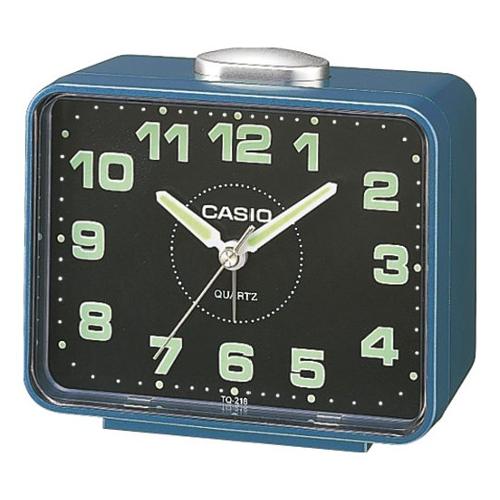 Casio Sveglia Con funzione snooze Blu TQ 218 2EF