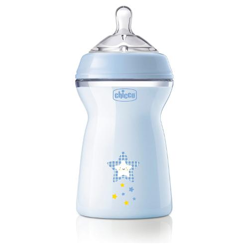 Chicco Biberon 6-12m (330ml) NATURAL FEELING Azzurro 81335 200