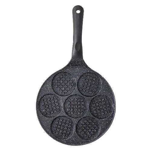 Tognana Padella waffle 7 posti (26cm) Alluminio antiaderente Nero W5758JLPRBL