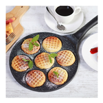 Padella Per Waffle In Lega Alluminio - Doppia Faccia Antiaderente, Per Fornello A Gas - Foto 5