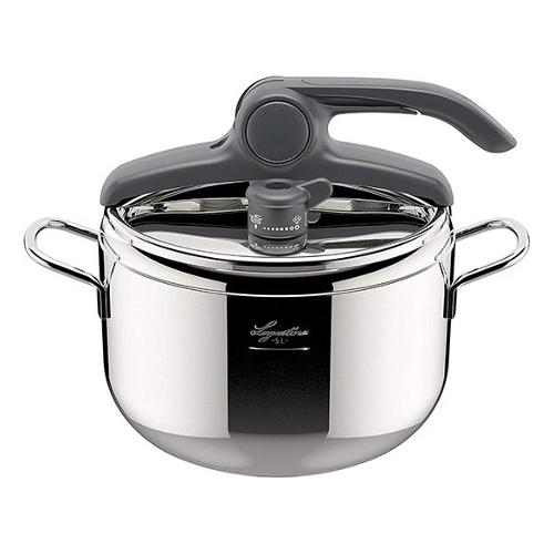 Lagostina Pentola pressione Inox (5L) AMICA LAGOEASY'UP Cromo lucido 010011010505