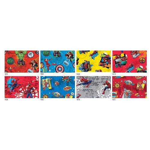 Saul Sadoch Rotolo carta regalo bimbi Marvel Assortito (200x70 cm) MV3J1GEN