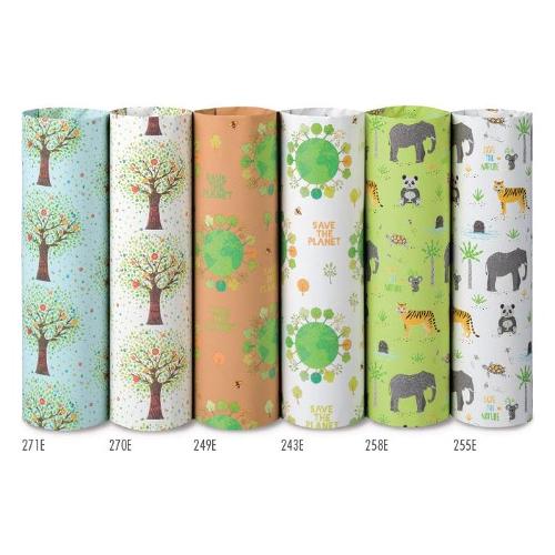 Saul Sadoch Rotolo carta regalo Eco Save Assortito (200x70 cm) EC3J1N01
