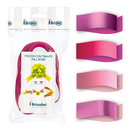 Saul Sadoch Set fiocchi regalo Rosa assortito (13 cm) 3 pz