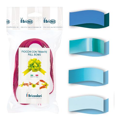 Saul Sadoch Set fiocchi regalo Azzurro assortito (13 cm) 3 pz