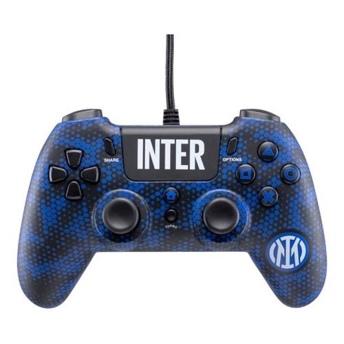 Qubick Gamepad PLAYSTATION 4 Fc Inter 3.0 Wired Black e Blue ACP40165