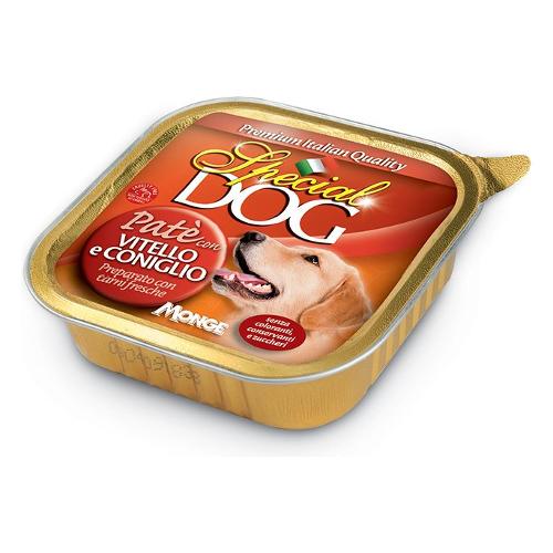 Monge Patè cane SPECIAL DOG vitello e coniglio Vaschetta 300 gr 0023