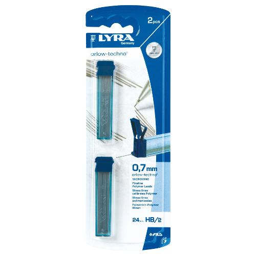 Lyra Set mine grafite 24 pz 0,7 mm Orlow Techno L5008002