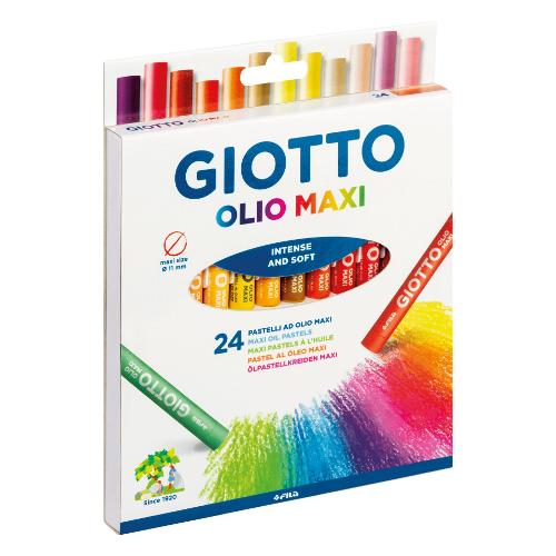 Pastelli olio 24 pz Maxi GIOTTO colori assortiti F293800