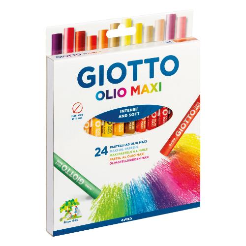 Fila Set pastelli ad olio 24 pz Maxi GIOTTO colori assortiti F293800