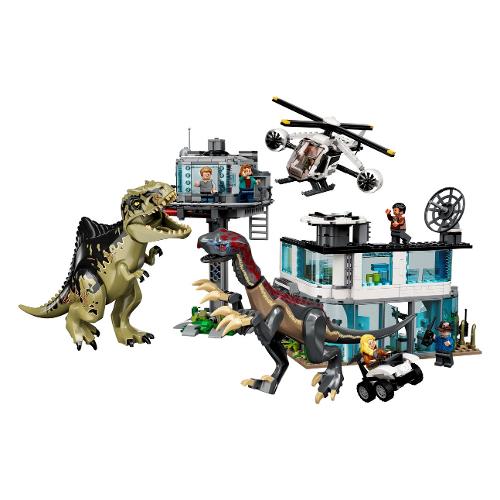 LEGO L’Attacco Del Giganotosauro e Del Terizinosauro ( 810 pz ) JURASSIC WORLD 76949