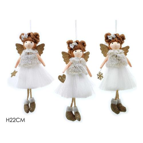 General Trade Angelo (22cm) (1pz) Bianco e Oro 436713