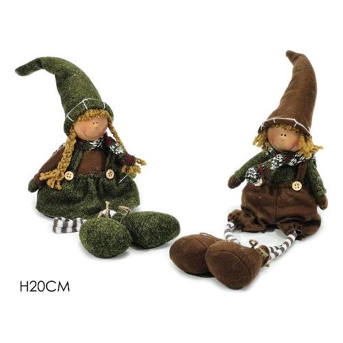 General Trade Bimba (20cm) (1pz) Assortito Verde e Marrone 410313