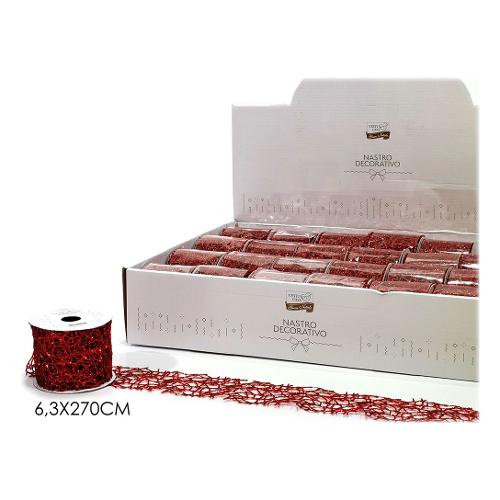 General Trade Nastro decorativo Rosso (270x6,3 cm) 412069B