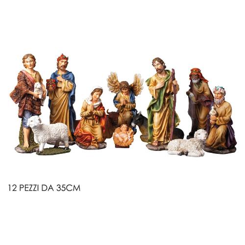 Figure presepe Set natività 12 pz 35 cm 426264