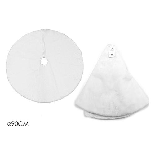 General Trade Copri base albero (90 cm) Bianco 674950