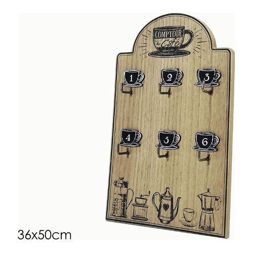 General Trade Bacheca chiavi 6 posti (20x30 cm) 669119