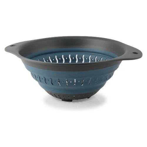 Cme Scolapasta Silicone (24cm) pieghevole salvaspazio Blu